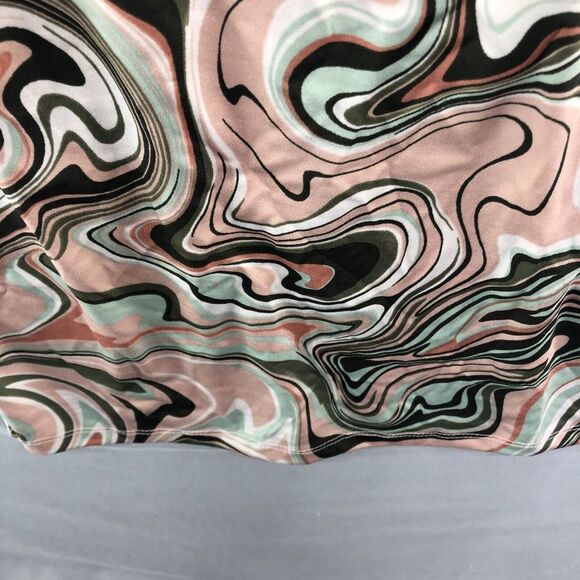 Rue21 Dress Young Adult Medium Short Sleeve Women Multicolor Swirl New Stained - Picture 7 of 14